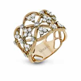 Floral ring, $3410.