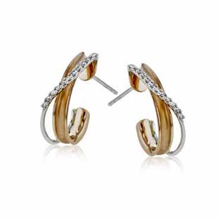 Swirl earrings, $1870.