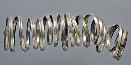 Mesopotamian Collection D. 80 14. COIL MONEY Silver Iraq Purchased in Baghdad, 1930 Old Babylonian period, ca.