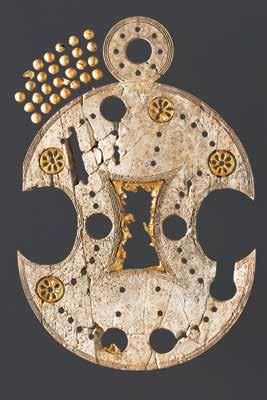 Megiddo and Levant Collection D. 5480 50. GAME OF FIFTY-EIGHT HOLES Ivory, gold, frit inlays Israel, Megiddo, Stratum VIIA Excavated under the direction of Gordon Loud, 1939 Late Bronze Age IIB, ca.