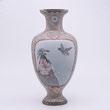 As of: 2/10/2014 Page: 29 352 A Japanese Cloisonné Vase, the faux bois ground decorated with floral medallions and reserves of birds, flowers and a