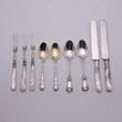 As of: 2/10/2014 Page: 31 375 376 Collection of Sterling and Mother of Pearl Flatware: Comprising