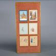 Lady {Dimensions of frame 9 1/2 x 7 inches} 602 Three Framed Miniature Portraits Comprising two porcelain plaques,