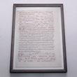 inches} $350 $450 Framed Music Manuscript on Vellum {Dimensions of frame 19 3/4 x 14 1/2 inches} $250 $300 $1,200 $1,500 609