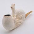 1/2 inches} 641 Meerschaum Pipe Carved in the Form of A Mother