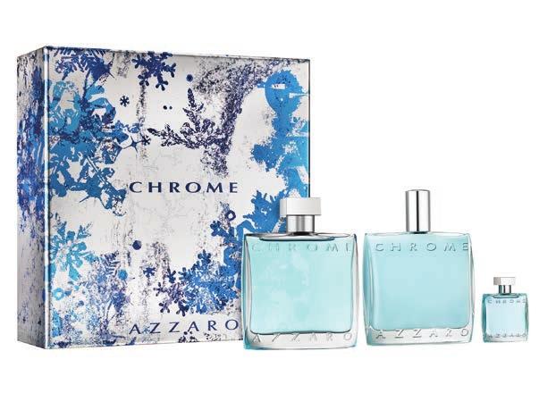 AZZARO CHROME UNITED For an adventurous man, give him the fresh, aromatic, woody fragrance of Chrome