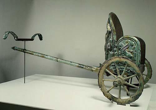 Bronze chariot inlaid with ivory, 2nd quarter of the 6th century B.C.