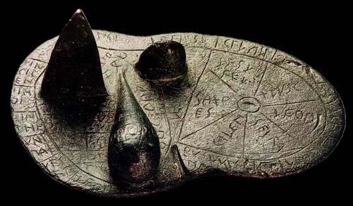 Bronze model of the liver, used by the Etruscans to
