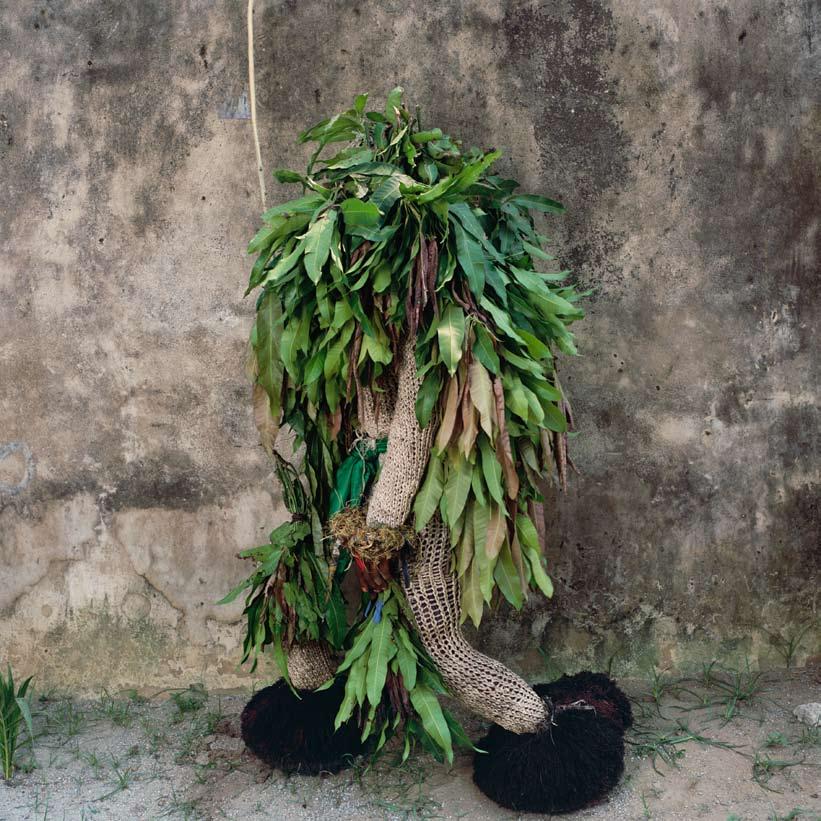 Ekpeyong Edet Dance Group, Calabar, Nigeria The costumes for this dance group, which performs at festivals and weddings, are made from crocheted rope, strips