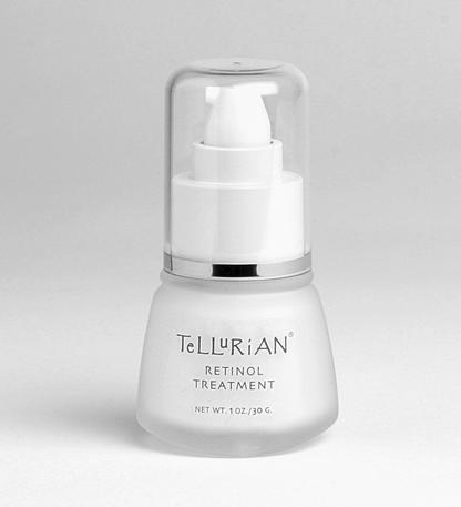 Tellurian Treatment Collection RETINOL TREATMENT 1 oz. Retinol Treatment $29.95 Is a potent age-defying treatment as it is remarkably effective in combating and reversing the effects of sun damage.