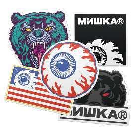 COLLECTION page 34 Mishka NYC SPRING 2016 COLLECTION page 35 Assorted Classic Vinyl Sticker Pack AF152096 Assorted