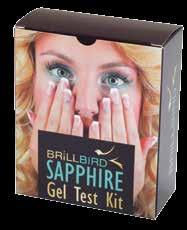 SAPPHIRE GEL TEST KIT IRON GEL TEST KIT Strength and adhesion tuned for salon length!