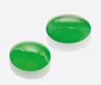 Apart from this, we tested a beautiful vivid green jadeite-jade necklace and ear pendants accentuated with saturated red rubies (Figure 3), and an impressive necklace containing seven large and