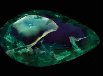 FOCUS EMERALDS AND THE SAGA OF CLEANING AND FILLING FISSURES Emerald, the green chromium-bearing variety of beryl Be 3 Al 2 (Si 6 O 18 ), has been highly valued as a gemstone since historic times.