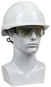 RETRACTED INTO HARD HAT SHELL IN USE HEAD LAMPS 2 SIDE CLIPS & 2