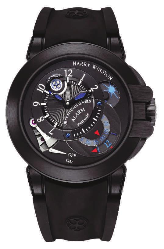 THE NEW BLACK Rugged may not be the immediate association one has with Harry Winston, but its Project Z timepieces have certainly earned that description.