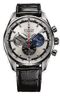 6 7 11 12 8 9 10 13 14 54. The Timepiece Collection. 201.894.1825 6 : Pilot Chronograph in stainless steel with the El Primero 4002 automatic chronograph movement.