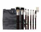 Can be sed with mineral, loose powder and classic formulation cosmetics, each brush is custom designed with the needs of professionals in mind.