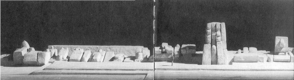 Fig. 81 The final model for the memorial at Birkenau.