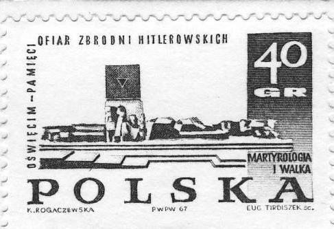 Rogaczewska, Commemorative Stamp Issued to Coincide with the Dedication of