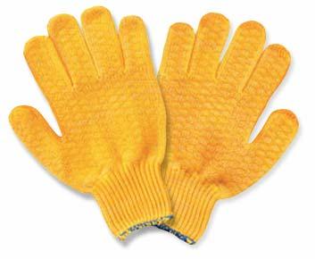 KNIT WRIST ITEM #: 608 Two sided honeycomb PVC Reversible pattern Heavyweight orange string knit