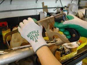 They re also treated to prevent bacteria and mildew that cause odors and irritation and dipped with a patented process that showers a coating of PVC which avoids stiffening, so these gloves are very