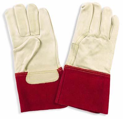 MIG / TIG WELDING GLOVES These top quality, premium grade cowhide welder s gloves will provide superior protection to hands and forearms whether welding with MIG (Metal Inert Gas) or TIG (Tungsten