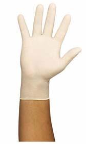 DISPOSABLE GLOVES LATEX EXAMINATION GLOVES These disposable latex gloves are ambidextrous and lightly powdered.