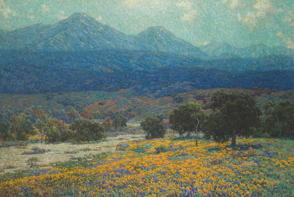 Southern California: Midcentury History Granville Redmond (United States, 1871 1935) California Poppy Field, c. 1926 Oil on canvas Gift of Raymond Griffith, 40.