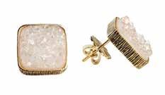 KJ48WLTES-AN Antique Gold-Plated White Agate &.