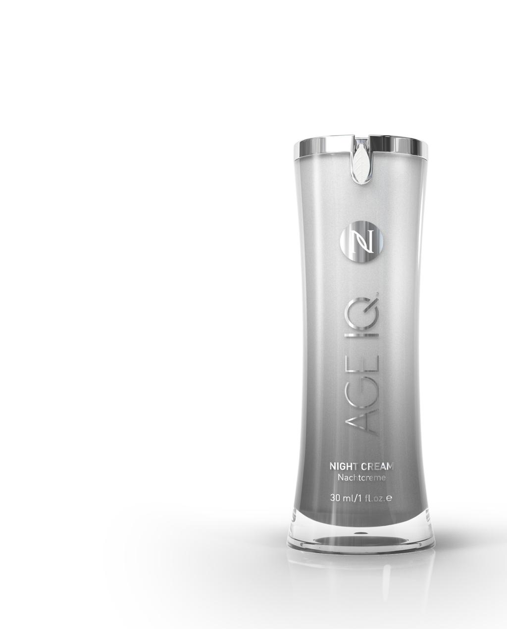 Introducing Age IQ Night Cream INTELLIGENT SKINCARE HAS ARRIVED WAKE TO A YOUNGER, HEALTHIER-LOOKING REFLECTION Introducing the next generation of age-fighting skincare.