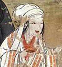 So, we can confirm from multiple period sources that the hat exists -- it is not Tokyo National Museum Detail from Genre Scenes of the Twelve Months. Muromachi Period, 16th century.