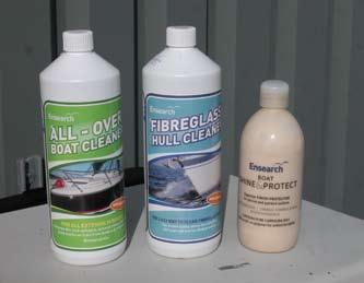 Boat Shine & Protect contains no abrasives, is silicone free and dries completely clear.