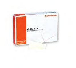 WOUND DRESSINGS Calcium Alginates and Hydrofibers without Antimicrobial Silver Primary dressing that can be cut to fit wounds with moderate to heavy drainage.