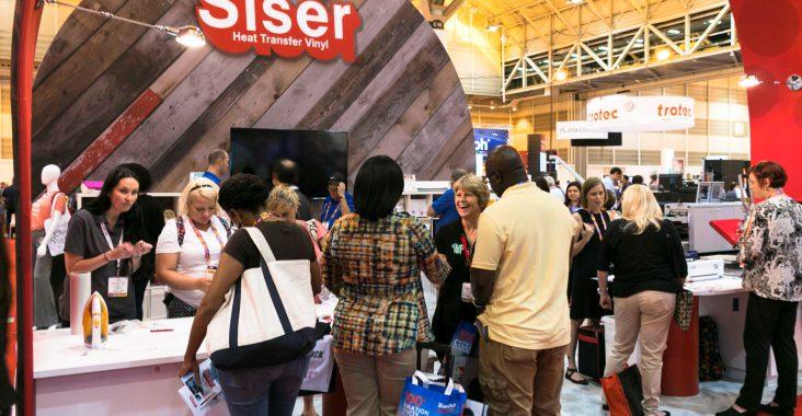 Live and in Person. Siser has attended many trade shows over the years where we demonstrate the newest and most timehonored cuttable & print and cut materials.