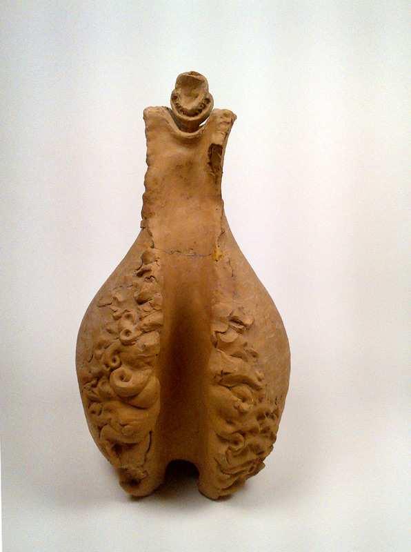 Giuseppe PENONE ( 1947, Garessio, Italie -) Soffio (Breath), 1978 Terracotta H : 74,5 cm Galerie