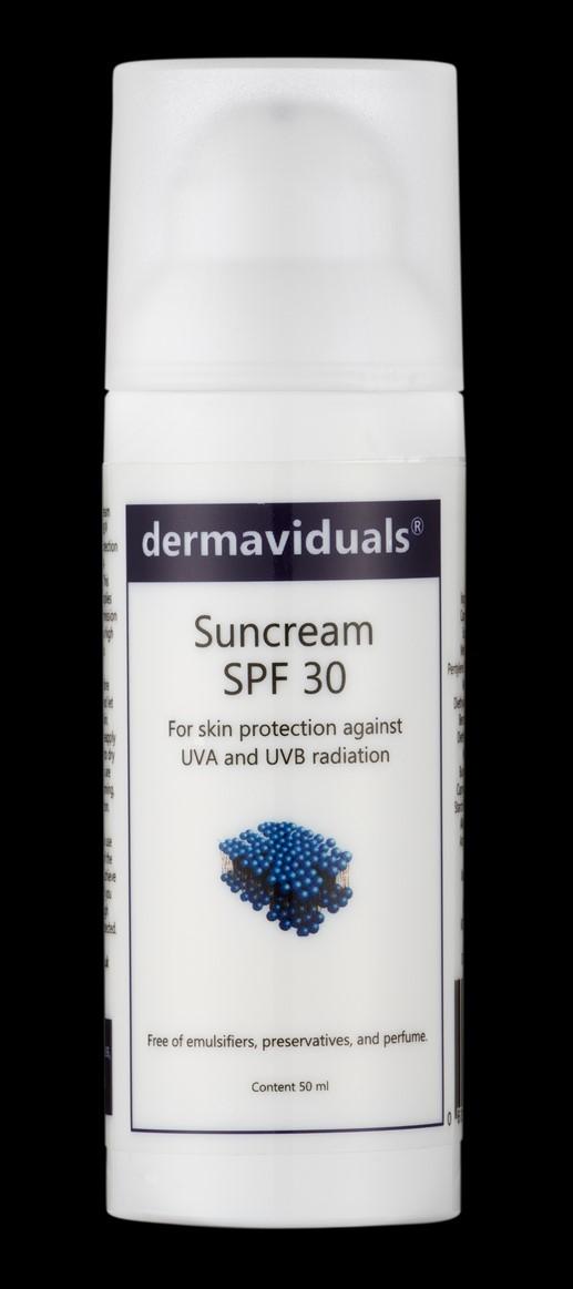 sun cream, which will protect your skin from both UVA and UVB radiation.