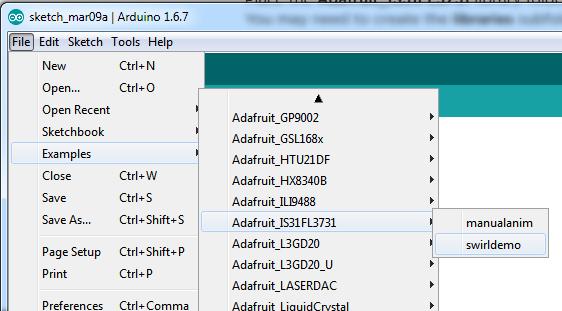 You may need to create the libraries subfolder if its your first library. Restart the IDE. We also have a great tutorial on Arduino library installation at: http://learn.adafruit.