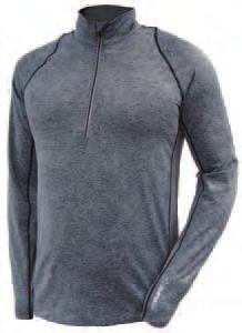 MIDNIGHT 5885 REAL RED/ CHARCOAL Lightweight stretch half zip athletic pullover 0056SI0007 1102
