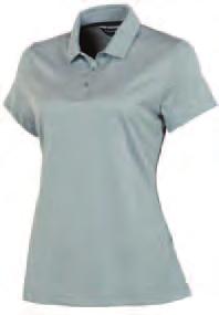 841513 SYDNEY Coollite TM sleeveless polo with front woven full length placket / 88%