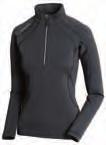 stretch 1/4 zip athletic pullover 0006SI0056 0202 BLACK/BLACK 0485 PURE WHITE/ CHARCOAL 3115 MIDNIGHT/
