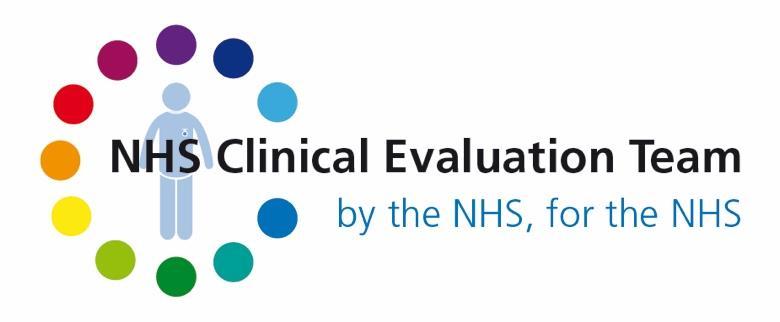 12 Authors and NHS Clinical Evaluation Team Information NHS Clinical Specialist Lead author: Sian Fumarola, Clinical Specialist Lead, Department of Health With support from NHS Clinical Evaluation