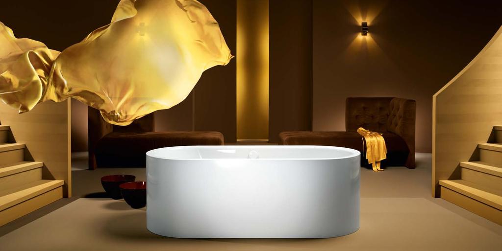 Product design: Sottsass Associati Free-standing bath as the ultimate statement for quality and style: perfectly formed,