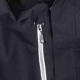 Zippers are made to be easy to grip, even while