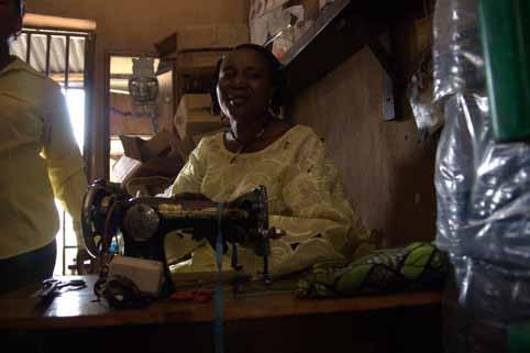 I love tailoring work because it made me proud of my profession among the Nigerian Artisan My frustration with tailoring: Working alone at my shop is not encouraging me as well as the time I have two