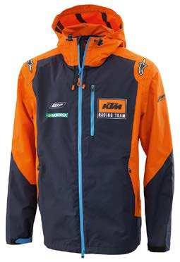 REPLICA TEAM ZIP HOODIE Sweat jacket in KTM Racing Team style. Logo print front and back, printed sponsors logos on both sleeves and chest.