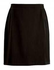 permitted. Skirts Plain black suitable length skirt.