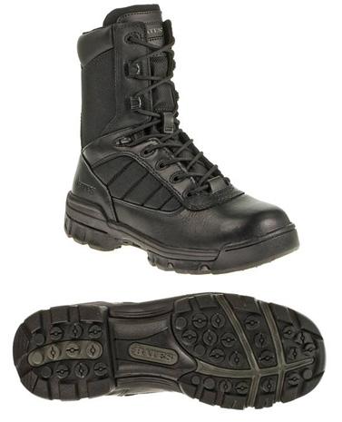 Bates Tactical Sport Boot light weight, removable cushioned insert, leather & nylon upper, slip resistant rubber outsole for traction.
