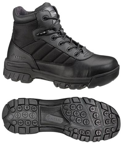 nylon upper, slip resistant rubber outsole for traction.