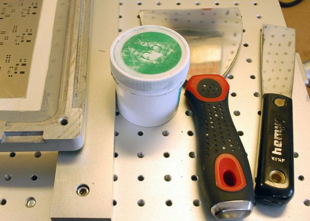 Squeegees So you have your PCBs, cooled paste, your stencils and your stenciling machine. Only thing you need now is to apply it! This is the final tutorial in the SMT stencil series!